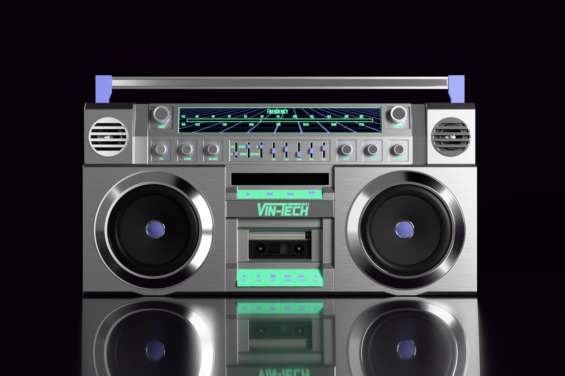 VinTECH Boombox Render