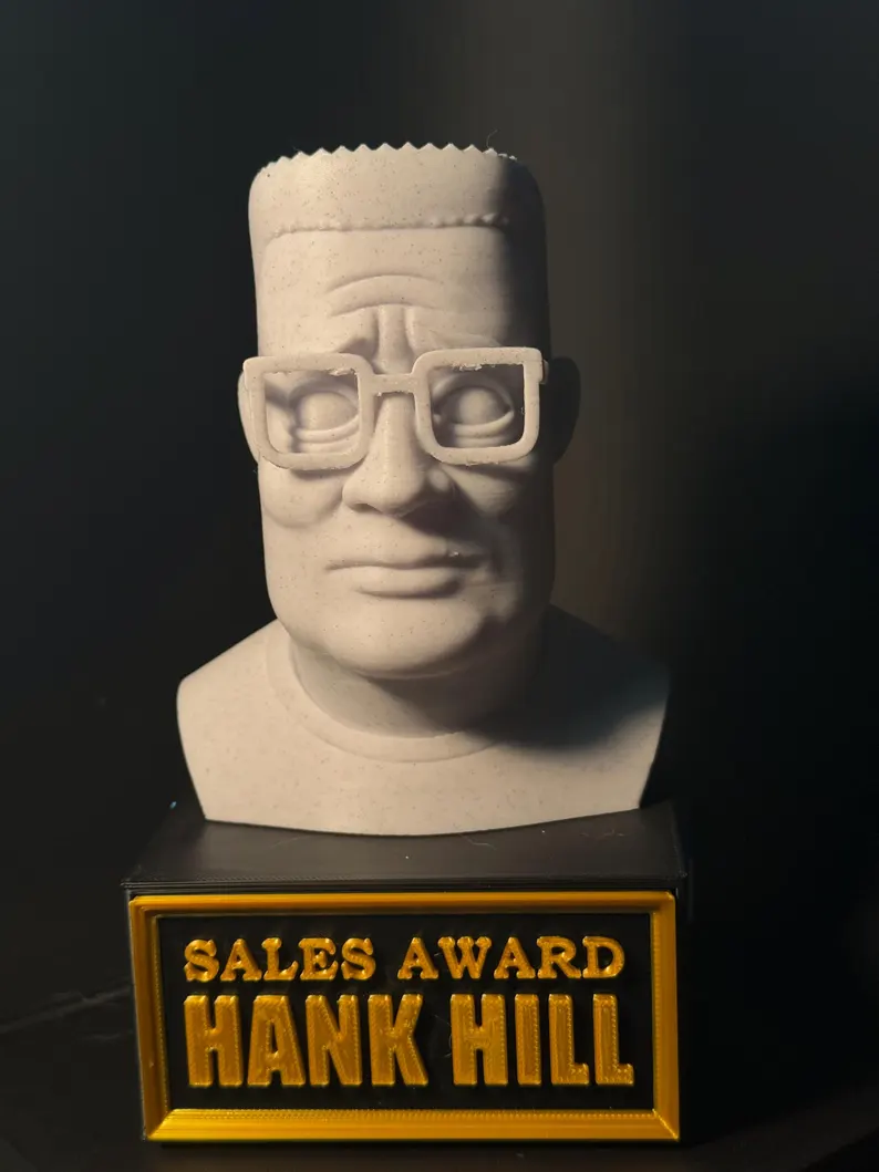 Custom designed sales award