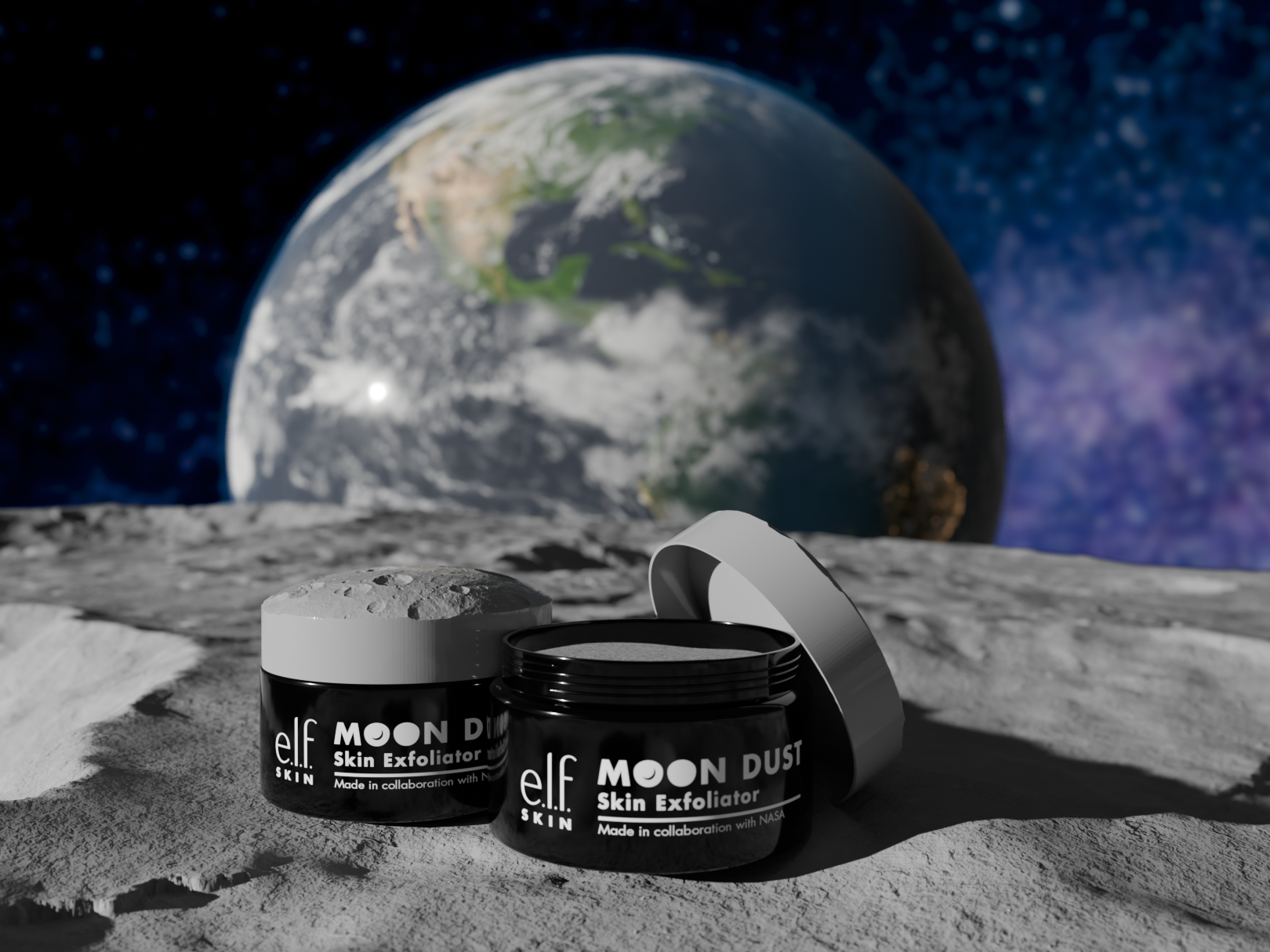 Product design and render of cosmetics